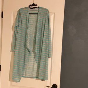 Cute drape front light weight sweater